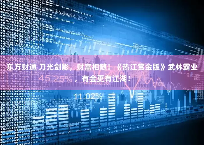 东方财通 刀光剑影，财富相随！《热江赏金版》武林霸业，有金更有江湖！